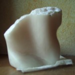 abstrakter Torso aus Speckstein