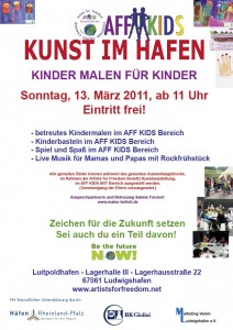 AFFPlakatKIDSLU_1 artists for freedom,kinder-event,kunst für kinder